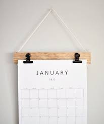 Monthly Calendar Wall Decor