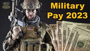 how much is us military pay 2023 life