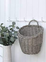 large wall hanging basket fawn and fable