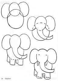 Resultado de imagen de como dibujar elefantes