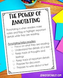 Annotating Tips For Close Reading Teaching With Jennifer