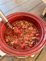 easy winter recipe for crock pot chili