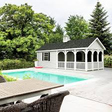 pool houses outdoor accents