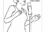 Billie holiday coloring page from famous people category. The Arts Worksheets Free Printables Page 6 Education Com
