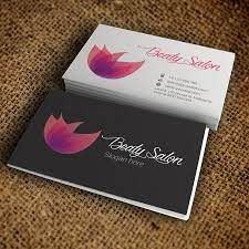 beauty salon business card premium