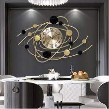 Fashion Luxury Wall Clock Living Room