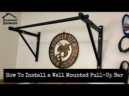 Install A Wall Mounted Pull Up Bar