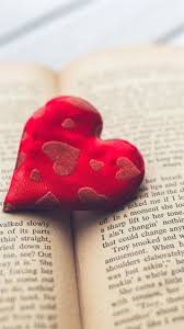 romantic heart love book read iphone 8