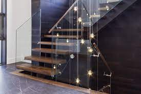 Mrail Modern Stairs Frameless Glass