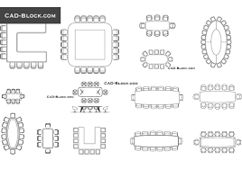 conference tables cad blocks free