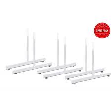 Only Hangers White Gridwall T Base