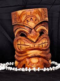 8 Hawaiian Love Tiki Mask Polynesian