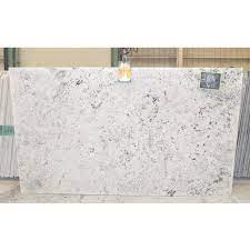 polished flamed big slab indian white