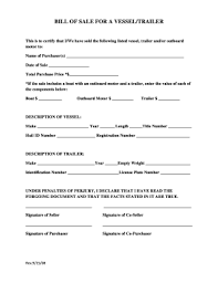 bill of template fill out and