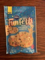 Does anyone have the old recipe for pillsbury sugar cookies? Pillsbury Funfetti Sugar Cookie Mix With Candy Bits 6 5 Oz Free Shipping Ebay