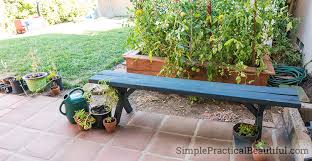 saving an ugly wood bench simple
