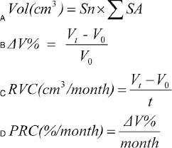 calculate volumetric parameters