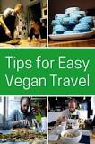 How do you travel when vegan?