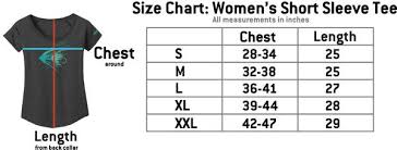 Womens Scoop Neck Tee Size Chart Rep Your Water
