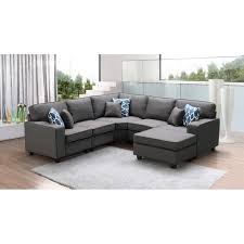 6pc Modular Sectional Sofa