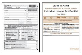 Maine Tax Forms 2019 Printable Maine State 1040me Form And