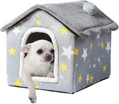 Indoor Dog House Warm Dog Bed Plush