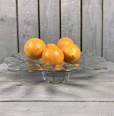 Handmade Clear Glass Fruit Bowl