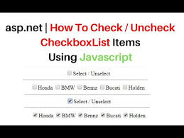 how to check checkbox list in asp net c