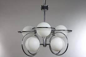 Vintage Sculptural Orbit Ceiling Lamp