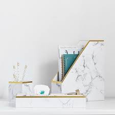 5 out of 5 stars (1,680) sale price $8.60 $ 8.60 $ 10.75 original price $10.75 (20% off) favorite add to. Paper Desk Accessories White Marble Desk Decor Pottery Barn Teen