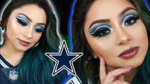 dallas cowboys makeup tutorial you