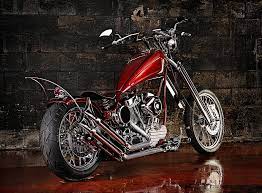 harley panhead with a springer