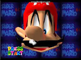 Did that mini game do anything? Super Mario 64 Time To Mess Mario S Face Youtube