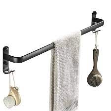 23 aluminum black hanging towel rack