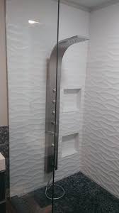 master bathroom large wave tile