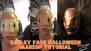 smiley face halloween makeup tutorial