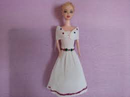 How to make a wedding dress for Barbie Part 3, Làm váy cưới cho búp bê  Barbie Tập 3
