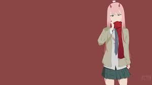 Amazing collection of aesthetic wallpapers, home screen and backgrounds to set the picture as. 1080x2340 Zero Two Minimalist 1080x2340 Resolution Wallpaper Hd Anime 4k Wallpapers Images Photos And Background
