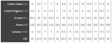 Shoe Size Guide Wide Soccer Cleats