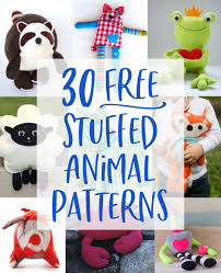 30 free stuffed patterns with