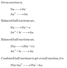 Write A Balanced Overall Reaction Given