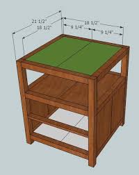 Plans For An End Table Knock Off