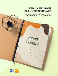 family reunion planner template in