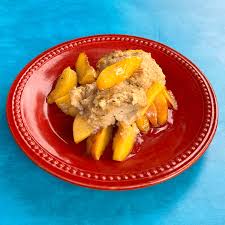 peach cobbler easy to make topped