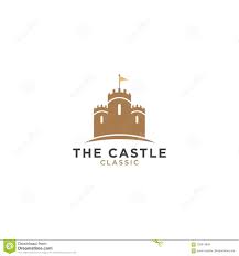 Castle Logo Design Template Stock Vector Illustration Of