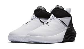 The mirror image version of the shoes are grey, black, red and white and feature the jordan jumpman logo and photos of westbrook. Russell Westbrook Jordan Fly Next Signature Shoe Sole Collector