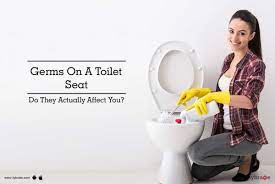 germs on a toilet seat do they