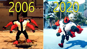 evolution of ben 10 2006 2020 you