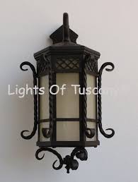 Colonial Spanish Style Outdoor Wall Lantern