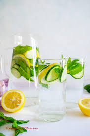 cuber lemon mint water easy detox